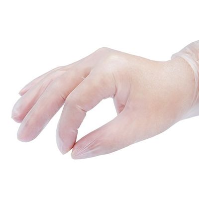 투명한 버릴 수 있는 비닐 글러브 노동보호 반대 산 PVC 탄력 있는 글러브