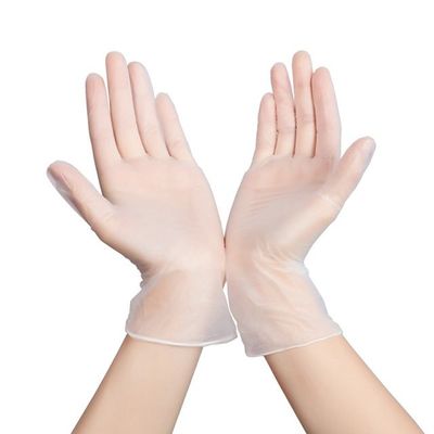 투명한 버릴 수 있는 비닐 글러브 노동보호 반대 산 PVC 탄력 있는 글러브