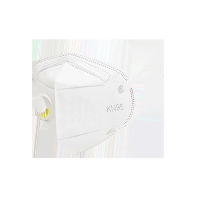 성인 5Ply 일회용 보호용 안면 마스크 KN95(단일 밸브 포함)