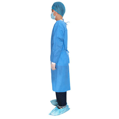 ISO13485 유체 구충제 일회용 수술 가운 S M L XL XXL 편안한