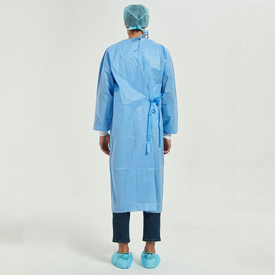 정전기 방지 4xl 5xl 격리 가운 의사를 위한 긴 소매 처분할 수 있는 가운