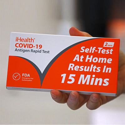 공공장소를 위한 이헬스 빠른 항원 면봉시험 코 견본 FDA