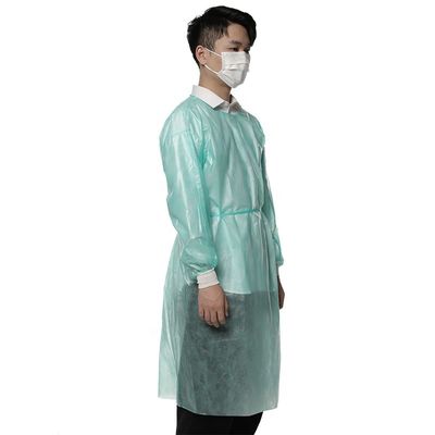 PP PE SM은 버릴 수 있는 차단 법의 의학 비 우븐 외과용 가운을 보강했습니다