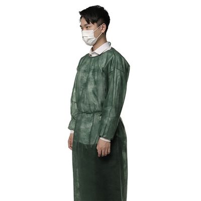 PP PE SM은 버릴 수 있는 차단 법의 의학 비 우븐 외과용 가운을 보강했습니다