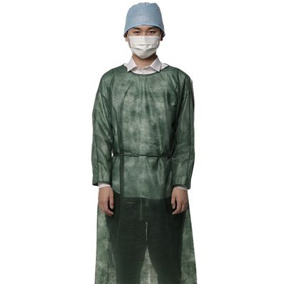 PP PE SM은 버릴 수 있는 차단 법의 의학 비 우븐 외과용 가운을 보강했습니다