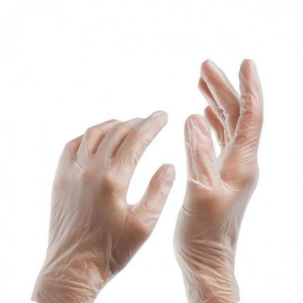 강화된 명확한 처분할 수 있는 비닐 장갑 큰 L XL 반대로 미끄러짐