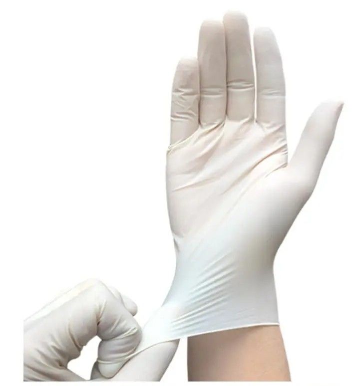 Breathable AQL 0.65 EN374 부엌 음식 접촉을 위한 강화된 유액 장갑