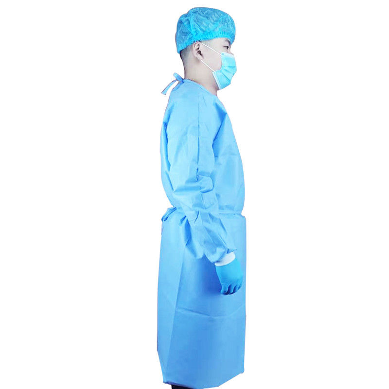ISO13485 유체 구충제 일회용 수술 가운 S M L XL XXL 편안한