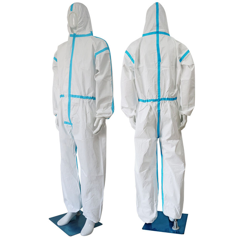 ISO9001 M/L/XL/XXL 일회용 의료 작업복 병원 의류